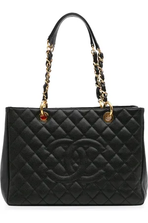 CHANEL 2010-2011 Caviar Grand Shopping Handtasche