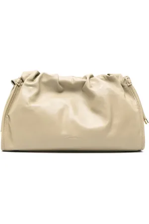 santoni Clutch mit Logo-Prägung
