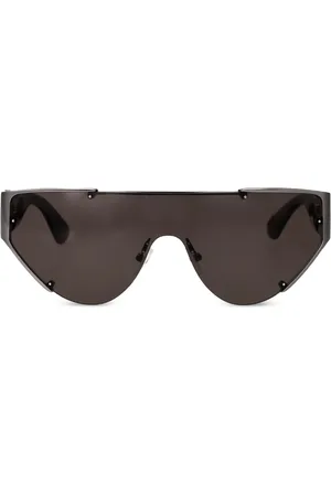 Alexander McQueen AMQ The Grip Sonnenbrille mit Shield-Gestell