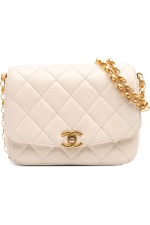 CHANEL 2020 Medium Quilted Lambskin CC Coin Flap crossbody bag