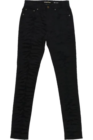 Saint Laurent Jeans mit Zebra-Print