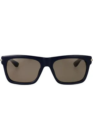 Alexander McQueen Sonnenbrille mit eckigem Gestell