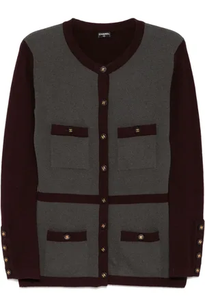 CHANEL 1990-2000s Kaschmircardigan mit Rundhalsausschnitt