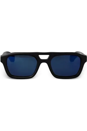 Alexander McQueen Sonnenbrille mit eckigem Gestell
