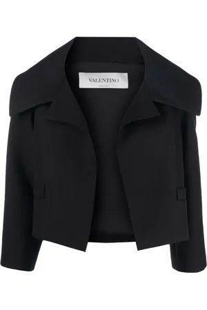 VALENTINO GARAVANI Cropped-Jacke im Oversized-Look