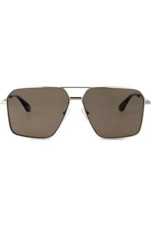 Alexander McQueen Getönte Pilotenbrille