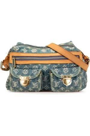 LOUIS VUITTON 2006 Monogram Baggy PM Umhängetasche aus Denim