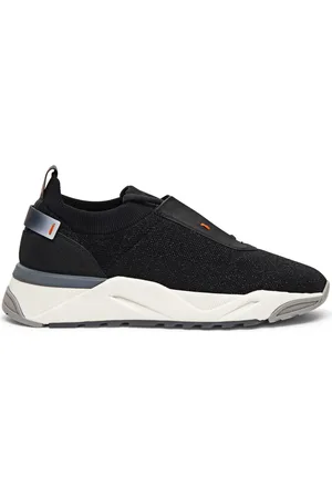 santoni Sneakers mit gestricktem Obermaterial
