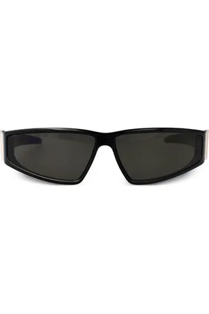 Alexander McQueen Sonnenbrille mit Shield-Gestell