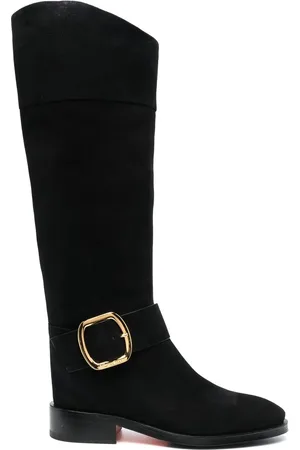 santoni Stiefel mit Schnalle