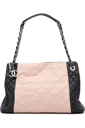 CHANEL 2014 Bicolor Shopping Tote Bag mit Steppung
