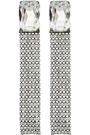 Saint Laurent Hängeohrringe mit Strass