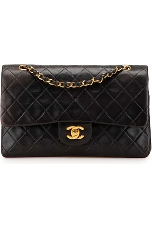 CHANEL 1994-1996 Medium Classic Lambskin Double Flap shoulder bag