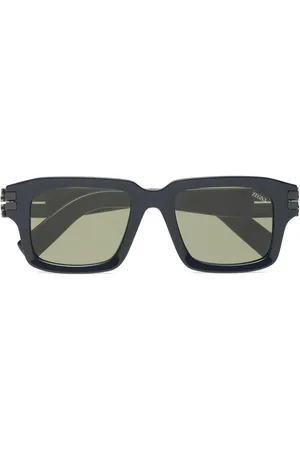 Ermenegildo Zegna Sonnenbrille mit eckigem Gestell