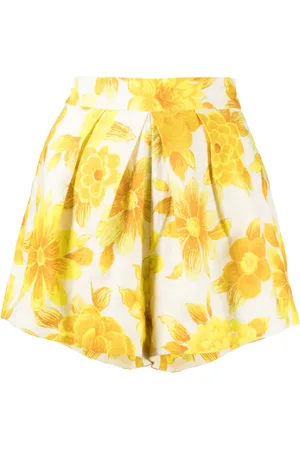 ALÉMAIS Leinenshorts mit Print