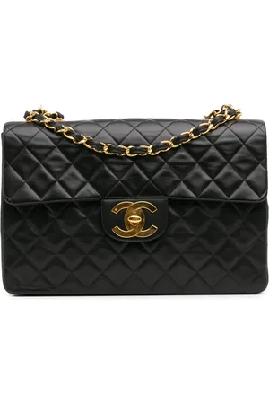 CHANEL 1994-1996 Maxi XL Classic Lambskin Single Flap shoulder bag