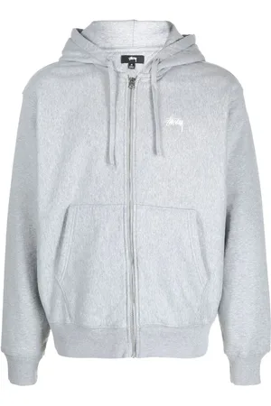 STUSSY Kapuzenjacke mit Logo-Stickerei