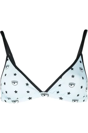 Chiara Ferragni Triangel-BH mit Logo-Print
