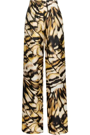 Oscar de la Renta Seidenhose mit Print
