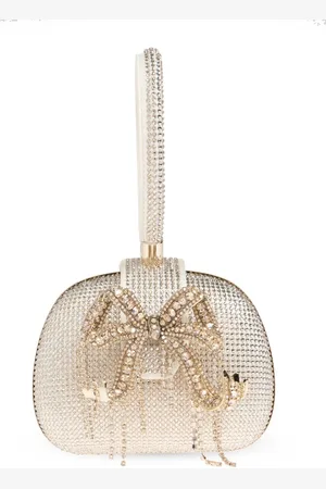Self-Portrait Clutch mit Strass