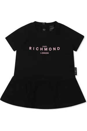 John Richmond Kleid mit Logo-Print