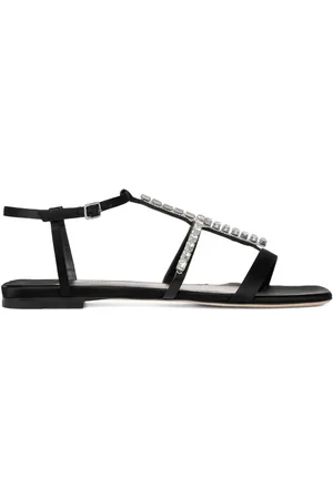 Jimmy Choo Flache Gwyn Sandalen