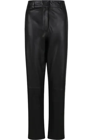 SELECTED Lederhose mit geradem Bein