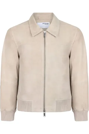 SELECTED Bomberjacke aus Wildleder