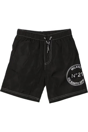 Nº21 Badeshorts mit Logo-Print
