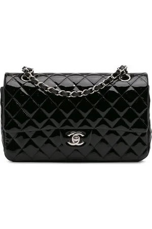 CHANEL 2014-2015 Medium Classic Patent Double Flap shoulder bag