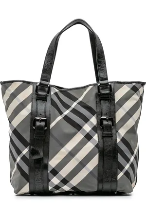 Burberry 2000-2017 Medium Beat Check Nylon Victoria tote bag