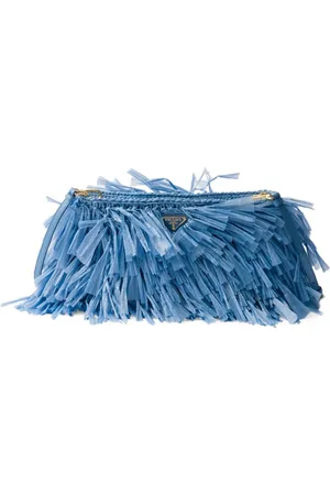Prada Medium fringed clutch bag