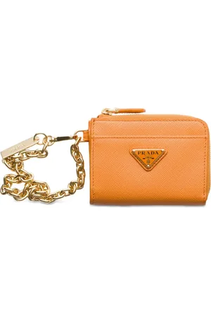 Prada Kleines Portemonnaie aus Saffiano-Leder