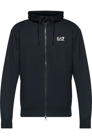 EA7 Kapuzenjacke mit Reißverschluss