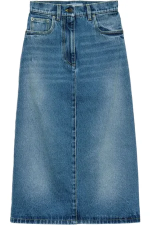 Prada Midirock aus Denim