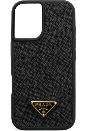 Prada IPhone 16-Hülle aus Saffiano-Leder