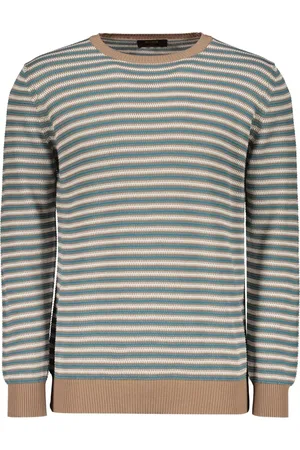 MOORER Gestreifter Pullover
