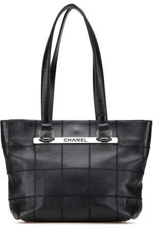 CHANEL 2005-2006 Choco Bar Tote Bag
