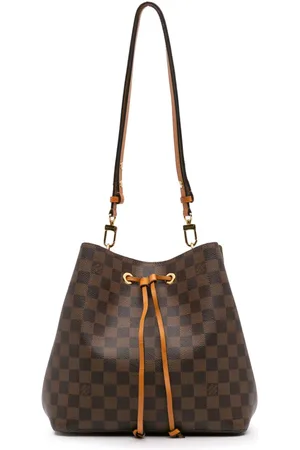 LOUIS VUITTON 2019 Damier Ebene Neonoe MM Beuteltasche