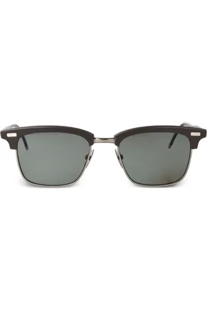 Thom Browne Sonnenbrille mit eckigem Gestell