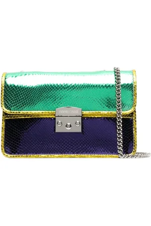Roberto Cavalli Metallic-Umhängetasche