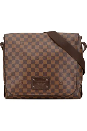 LOUIS VUITTON 2011 Damier Ebene Brooklyn MM Umhängetasche