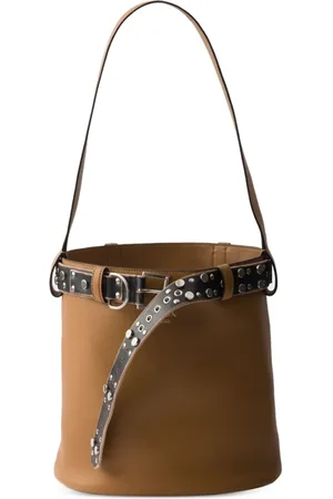 Prada Stud-embellished bucket bag
