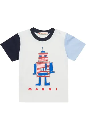 Marni T-Shirt mit Logo-Print
