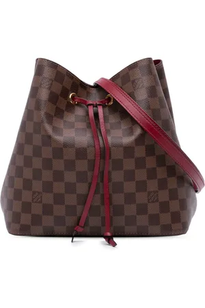 LOUIS VUITTON 2010 Damier Ebene Neonoe Beuteltasche
