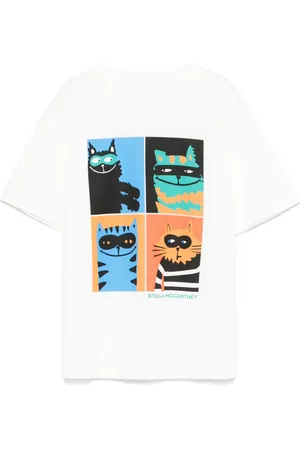 Stella McCartney T-Shirt mit Illustration-Print