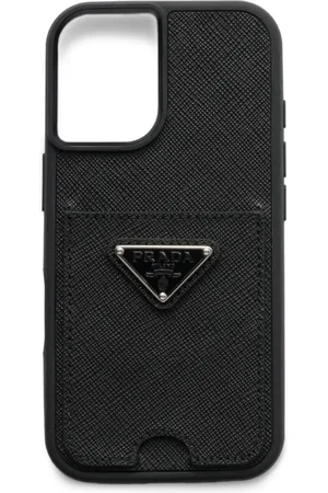 Prada IPhone 16-Hülle aus Saffiano-Leder