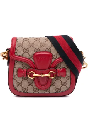 Gucci 2016-2024 Small GG Canvas Lady Web crossbody bag