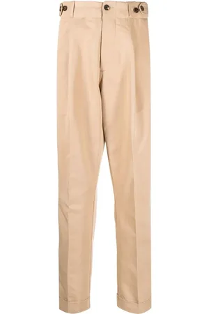 Roberto Cavalli Bundfaltenhose mit geradem Bein