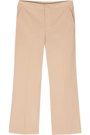 Twin-Set Cropped-Hose mit Logo-Schild